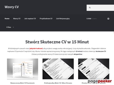 Stwórz Skuteczne CV w 15 Minut W dzisiejszych czasach masz jedynie 6 sekund , aby przykuć uwagę osoby rekrutującej. Liczy się każda sekunda. ./_thumb/cv24.com.pl.png