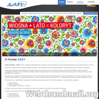 Ponad 20 lat na rynku sprawia, że Kary doskonale wie jak tworzyć niezwykle solidne i zarazem piękne tkaniny. Swą ofertę kierują zarówno do domów, jak i hoteli i szpitali. Mają także specjalne przystosowane tkaniny dla dzieci. Różne wzory zadowolą najbardziej wybredne gusta. Warto też dodać, że możecie skorzystać z różnego rodzaju promocji, które sprawią, że zakupy będą jeszcze tańsze. Wzory dziecięce, grochy, kratki, jednokolorowe, paski i zygzaki. Czego dusza zapragnie! Już dziś skorzystajcie z ich oferty!
