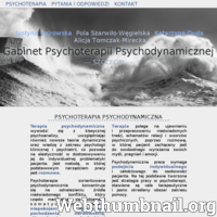 Psychoterapia zorientowana psychodynamicznie koncentruje się na odnalezieniu źródła nieświadomego konfliktu, który często manifestuje się: objawami somatycznymi, lękiem, niepokojem nieznanego pochodzenia, nerwowością, różnorodnymi trudnościami w codziennym funkcjonowaniu.

Terapia polega na ujawnieniu i przepracowaniu nieświadomych treści, schematów relacji i wzorców psychicznych, poprzez rozmowę, w której pacjent zachęcany jest do swobodnego wyrażania swoich myśli, pragnień i emocji. ./_thumb/psychoterapeuci-szczecin.pl.png