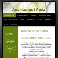 Apartament Róża jest luksusowym apartamentem znajdującym się w zabytkowej, starannie odrestaurowanej Willi Józefinie w Szklarskiej Porębie. Położony kilka kroków od centrum miasta, blisko lasów, bazy wypadowej na Wodospad Kamieńczyk i innych atrakcji regionu. Idealny dla rodzin z dziećmi i nie tylko...

 