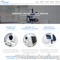 Specjalistyczny ośrodek okulistyczny we Wrocławiu zajmujący się diagnostyką i leczeniem chorób oczu. ./_thumb/www.okolek.pl.png