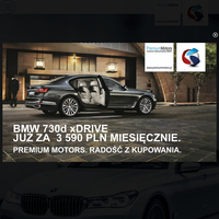 Premium Motors to używane BMW na gwarancji. Salon zajmuje się sprzedażą rocznych samochodów marki BMW. Siedziba mieści się w Gdańsku, Trójmiasto.