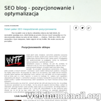 Blog o pozycjonowaniu i optymalizacji stron internetowych metodą White Hat SEO. Poradnik dla początkujących SEO-maniaków od podstaw, krok po kroku. Blog o SEO także dla początkujących,Ecommerce.