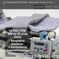 Wynajem Szyn Cpm. Bezpłatna dostawa z konsultacją doświadczonego fizjoterapeuty. Tel. 531 011 813
