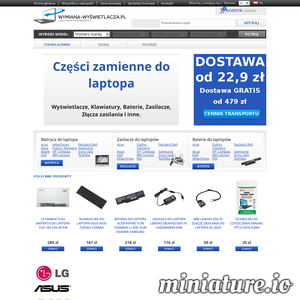 Wyświetlacze LCD do Twojego laptopa, Baterie, Klawiatury, Zasilacze. 2 lata gwarancji! Od wielu lat sprzedajemy wyświetlacze LCD, dlatego polecamy najlepszy wyświetlacz LCD do Twojego laptopa.