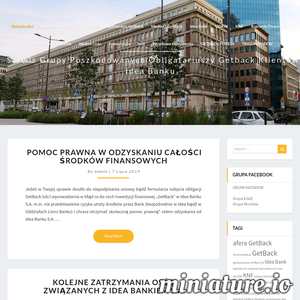 Strona poświęcona pomocy prawnej dla osób poszkodowanych przez firmę GetBack poprzez zakup obligacji tej firmy. Nasze to stowarzyszenie to grupa osób poszkodowanych przez Idea Bank S.A. Oferujemy swoją pomoc prawną w odzyskaniu całości środków finansowych. Jeżeli w Twojej sprawie doszło do niepodpisania umowy bądź formularza nabycia obligacji GetBack lub/i wprowadzenia w błąd co do cech inwestycji finansowej „GetBack” w Idea Banku S.A., m.in. nie przedstawienie ryzyka utraty środków przez Bank i chcesz otrzymać skuteczną pomoc prawną celem odzyskania od Idea Banku S.A. swoje utracone środki finansowe w całości, wystarczy do nas napisać przez formularz kontaktowy dostępny na naszej stronie. Współpracujemy z jedną z warszawskich Kancelarii Prawnych. Odradzamy kierowanie pozwów zbiorowych dot. GetBack, zalecamy formę współuczestnictwa formalnego (kilka osób może w jednej sprawie występować w roli powodów), ewentualnie w ostateczności skierowanie powództwa indywidualnego. Dzięki współpracy