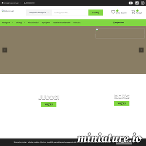 Sklep online z bogatą ofertą akcesoriów sportowych takich jak: rękawice bokserskie, judogi, ochraniacze, kaski. Marka WALECZNY.pl została oficjalnym dystrybutorem marki Green Hill na terenie Polski. Ponadto w sklepie znajduje się sekcja Sklepy Klubowe, gdzie współpracujące z WALECZNY.pl kluby oferują sygnowane ich logotypami ubrania i akcesoria w bardzo korzystnych cenach.

WALECZNY.pl - bądź lepszą wersją siebie. ./_thumb1/waleczny.pl.png