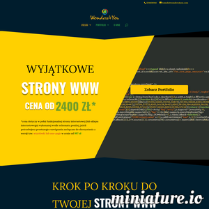 Chcesz zaktualizować swoją stronę internetową… dodać kolejną podstronę, dodać kolejny produkt do sklepu internetowego, zmienić jakiś tekst – natrafiłeś jednak na jeden z poniższych problemów: Straciłeś kontakt z informatykiem? Twój informatyk wyjechał? Twój informatyk ociąga się robotą? Nie masz czasu? Oferuję zdalną aktualizację, modyfikacje stron www jak i tworzenie dodatkowych modułów do strony. Bez zbędnych umów i zobowiązań. Prace wykonuję na dostarczonej kopii strony www lub bezpośrednio na oryginale po wcześniejszym upewnieniu się, że kopia zapasowa istnieje.   Specjalizuje się w stronach utworzonych na CMS WordPress, z preferowanym modułem DIVI  ./_thumb1/wonders4you.com.png