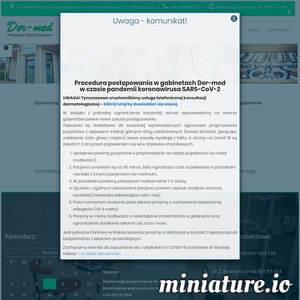 Zespół specjalistów z dziedzin: dermatologia, endokrynologia, okulistyka, radiologia - badanie usg i usg doppler, chirurg, leczenie i diagnostyka wypadania włosów - Szczecin. ./_thumb1/www.dermed.szczecin.pl.png