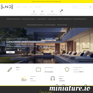 Oświetlenie led do zewnętrznych zastosowań znaleźć można w sklepie internetowym LND, który dla potrzeb firm jak i indywidualnych przygotował ekskluzywną ofertę lamp. Reprezentujemy włoskiego producenta, i to właśnie jego ofertę produkcyjną przenosimy na krajowy rynek, zapewniając wsparcie techniczne, doradztwo, pełną transparentność. Nasza oferta sprzedaży obejmuje oświetlenie do ogrodu, altany, na taras, do parku i do wielu innych miejsc, przestrzeni zewnętrznych. Nasze lampy ledowe charakteryzują się bardzo dobrym połączeniem atrybutów technicznych z wizualnymi aspektami (lampy dostępne są w designie klasycznym jak i nowoczesnym). Nasz sklep internetowy postanowił postawić na jakościowe rozwiązania, dlatego w ofercie znajdziemy oprawy oświetleniowe o większym poziomie ochrony tj. IP65/67. Włoski design, produkcja europejska, praca lamp przyjazna środowisku to tylko niektóre atuty proponowanego przez nas oświetlenia led. Odwiedź nasz sklep online, sprawdź konkretne produkty! ./_thumb1/www.lnd.pl.png