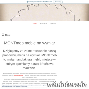 Meble na wymiar. Zajmujemy się produkcją mebli na wymiar w Warszawie i okolicach. Zapraszamy do współpracy osoby prywatne jak i firmy . ./_thumb1/www.montmebmeble.wordpress.com.png