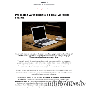 Praca wcale nie musi być nudna! Masz dość monotonnego przesiadywania w biurze od 8 do 16, dwoma tygodniami urlopu i problemów związanych z przygnębiającym szefem? Zacznij pracować zdalnie już teraz! ./_thumb1/zdalneo.pl.png