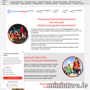 Inwestując swój czas i swoje pieniądze chcesz mieć 100% pewności, że Twoje uprawnienia i Twoje świadectwo zaakceptuje każde biuro podróży w Polsce i w Unii Europejskiej.

Dlatego zapraszam Cię na profesjonalny kurs na Kierownika Kolonii (kierownika wypoczynku), który pozwoli Ci wyjechać na wakacje.