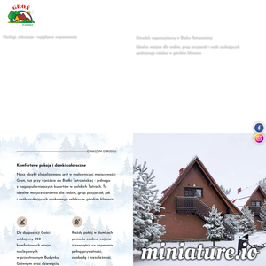 Ośrodek Wczasowy "Groń - Placówka" położony jest w malowniczej miejscowości Groń u wjazdu do Białki Tatrzańskiej, jadąc od strony Nowego Targu. Doskonała lokalizacja sprawia, że ośrodek jest świetną bazą wypadową w Tatry, Pieniny, Gorce i Beskidy.